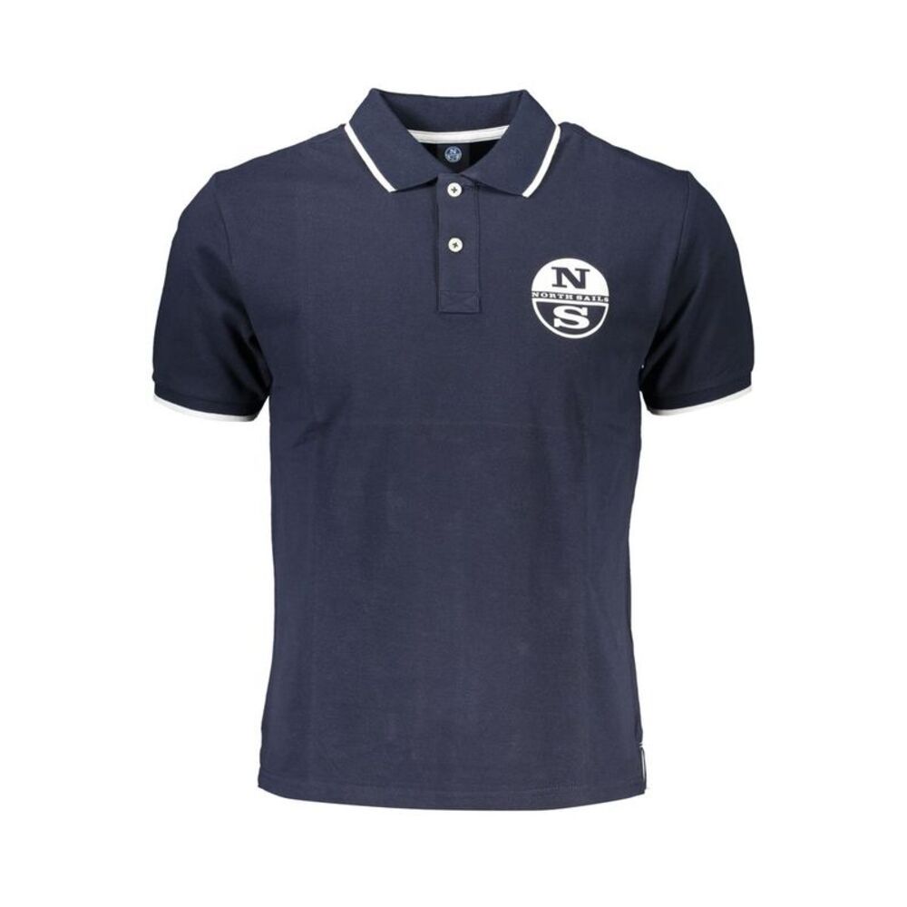North Sails Blue Cotton Men Men's Polo